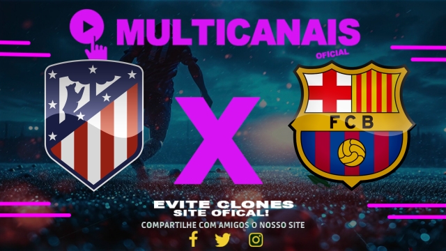 Assistir Atlético de Madri x Barcelona AO VIVO Online 02/04/2025